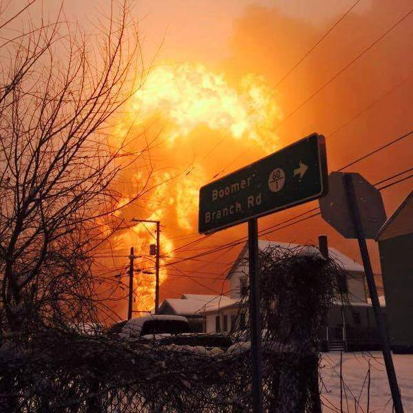  'West Va Oil Explosion' photo